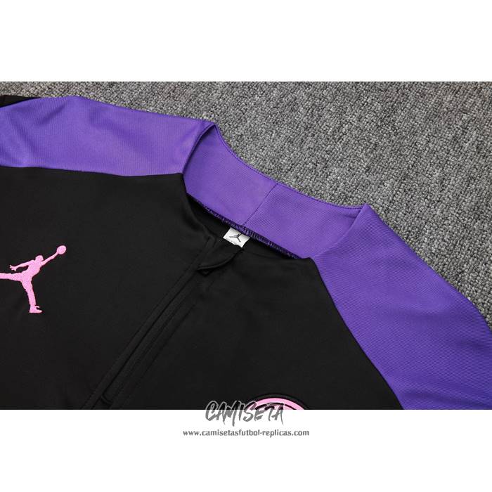 Chandal de Sudadera del Paris Saint-Germain Jordan 2024-2025 Nino Negro
